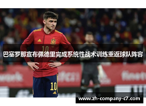 巴塞罗那宣布佩德里完成系统性战术训练重返球队阵容